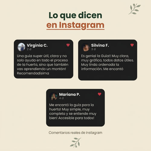 Huerta Orgánica en Espacios Pequeños + 15 días de Asesoramiento por WhatsApp